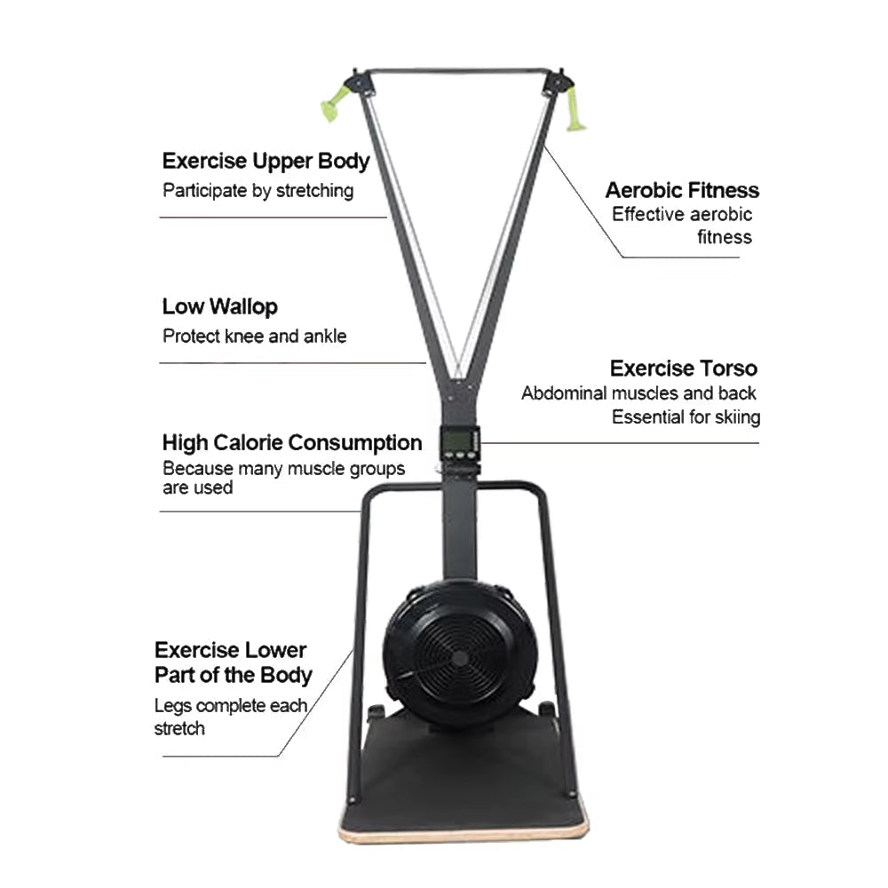 Wholesale Fitness Sports Equipment Gym Ski Simulator Erg Skiing Commercial Gym Equipment Ski Machine