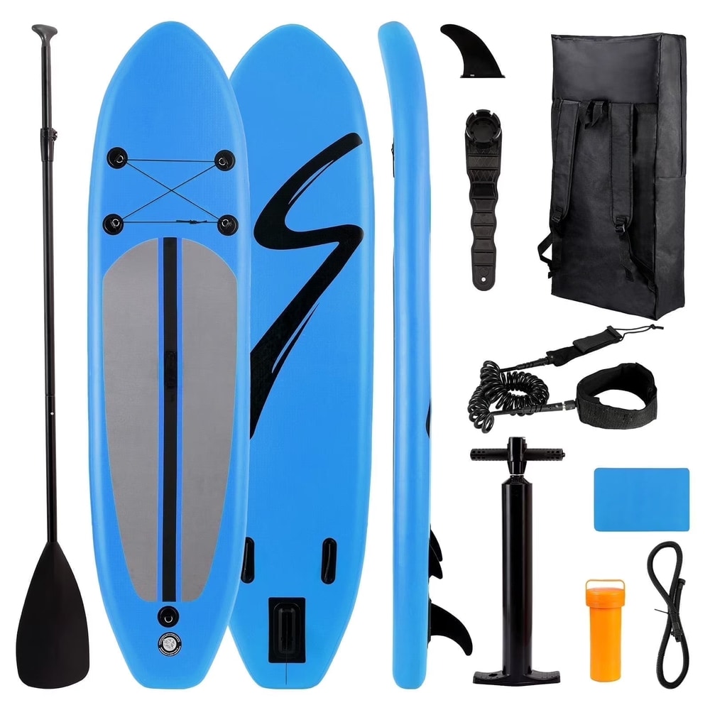 11Ft Inflatable Stand up Paddle Board with Premium SUP Accessories, Aluminum Paddle, Carrying Bag