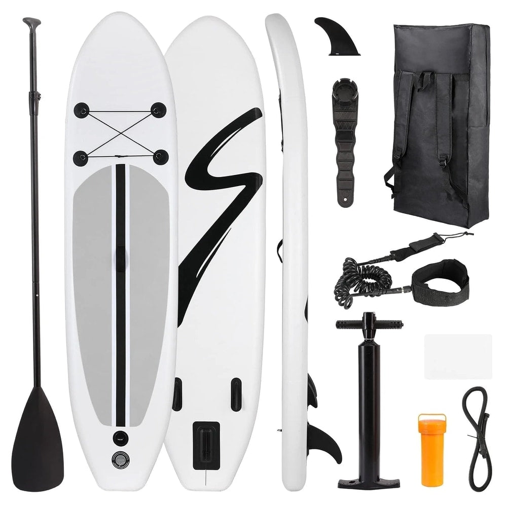 12Ft Inflatable Stand up Paddle Board with Premium SUP Accessories for Surfing & Yoga Non-Slip