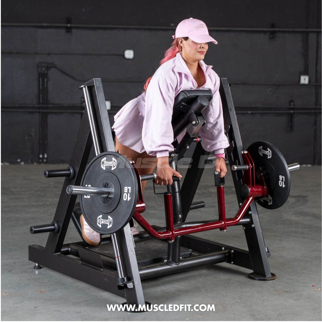 Power Leverage V2 Chest Supported Linear Bearing Row Machine | Muscle D Fitness