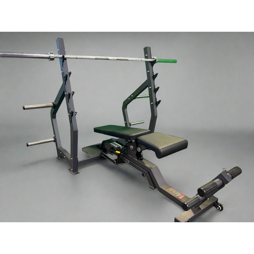 Fully Adjustable Olympic Bench Press, Full Incline & Decline (New)
