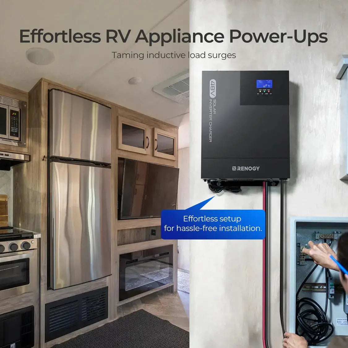 Renogy 1200W / 2500W 48V Complete Solar Cabin Kit - view 11