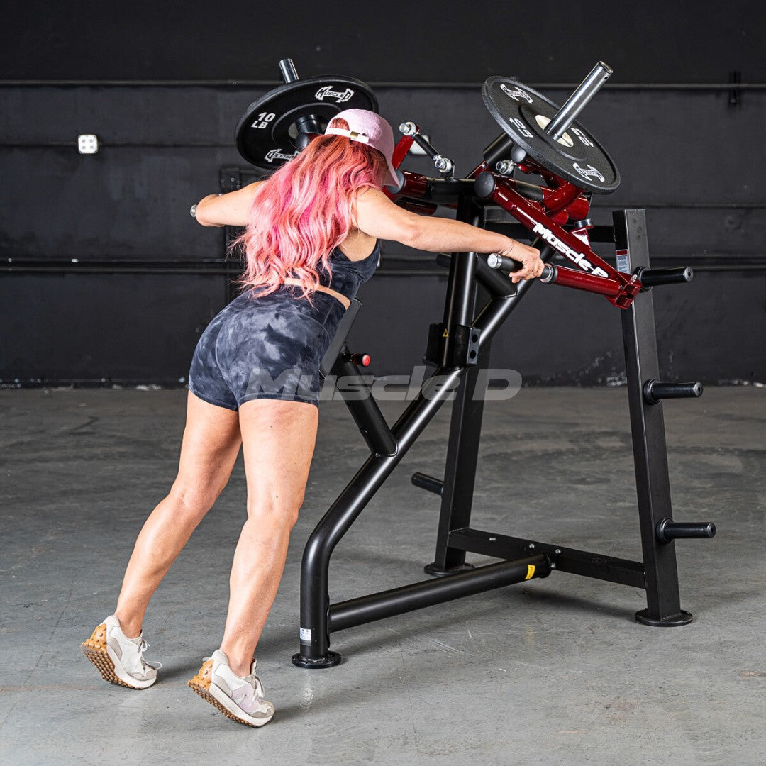 Muscle D Power Leverage V2 Plate-Loaded Rear Delt Machine | Commercial Gym Equipment