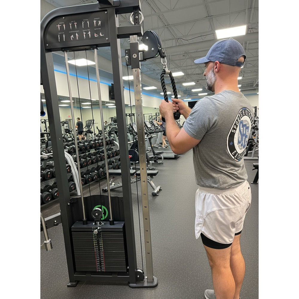 Selectorized All-in-One Functional Trainer Home Gym w/ 2x250lb weight stacks (New)