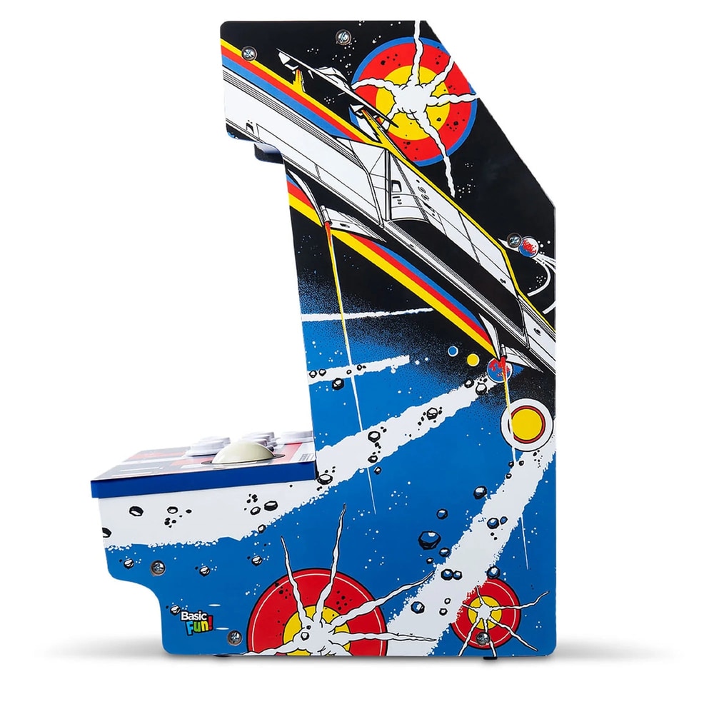 Arcade Classics Atari Asteroids Counter Series Game Machine with 8" Screen and 5 Games