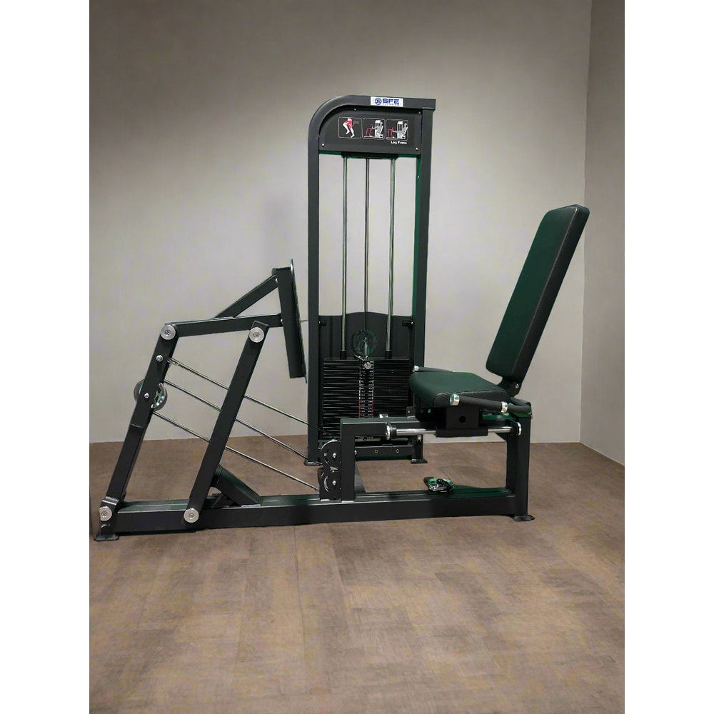 Selectorized Horizontal Leg Press with 250lb weight stacks (New)