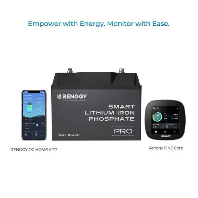 Renogy PRO 12V 100Ah Smart LiFePO4 Battery - view 5