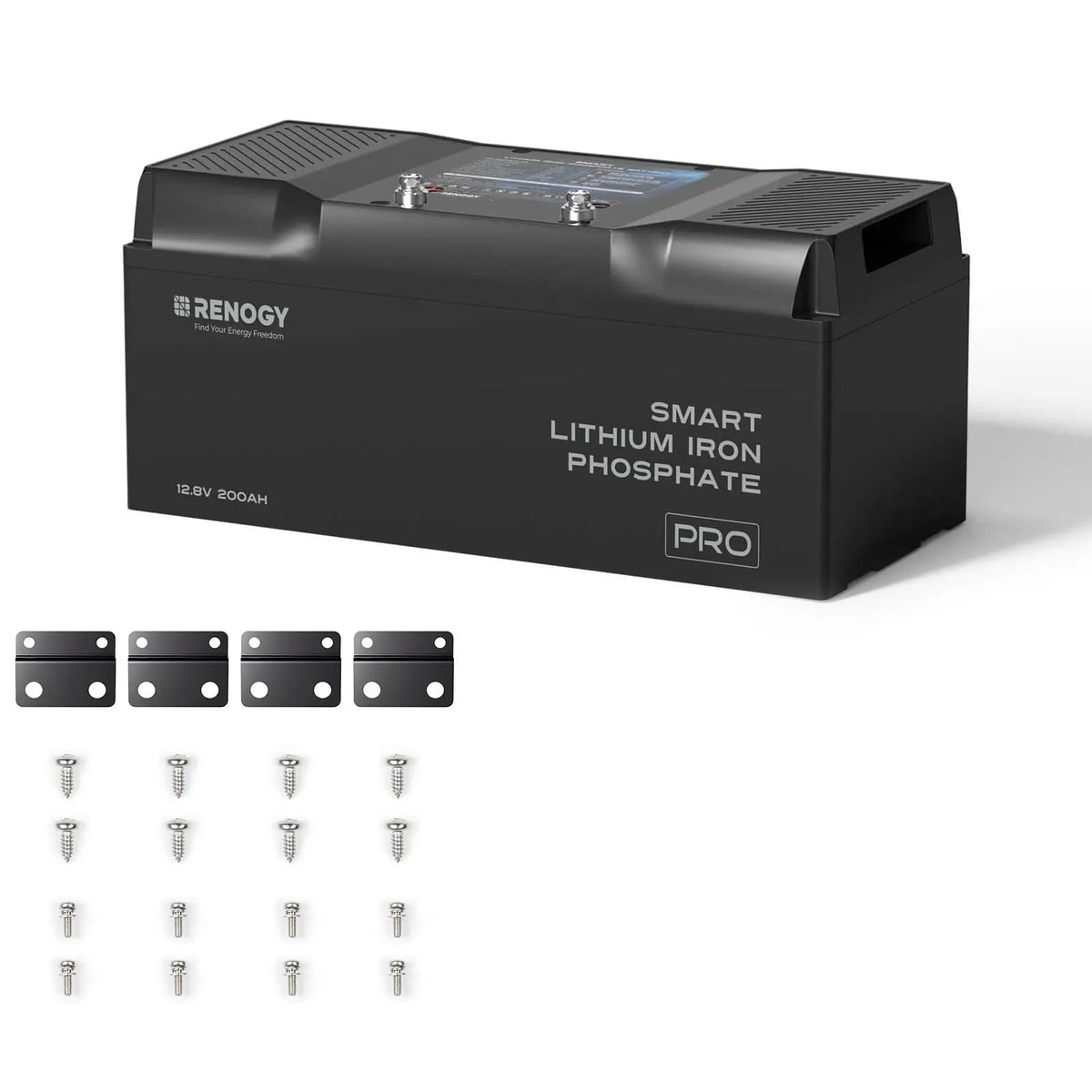 Renogy 12V 200Ah Pro Smart LiFePO4 Battery - view 12