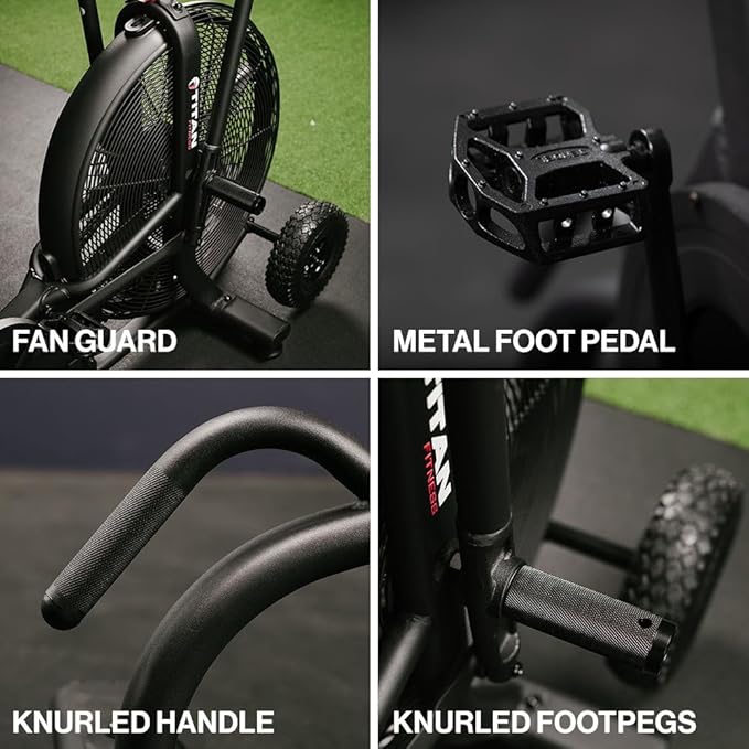 Titan Fitness Fan Bike, Indoor/Outdoor Cycling Exercise
