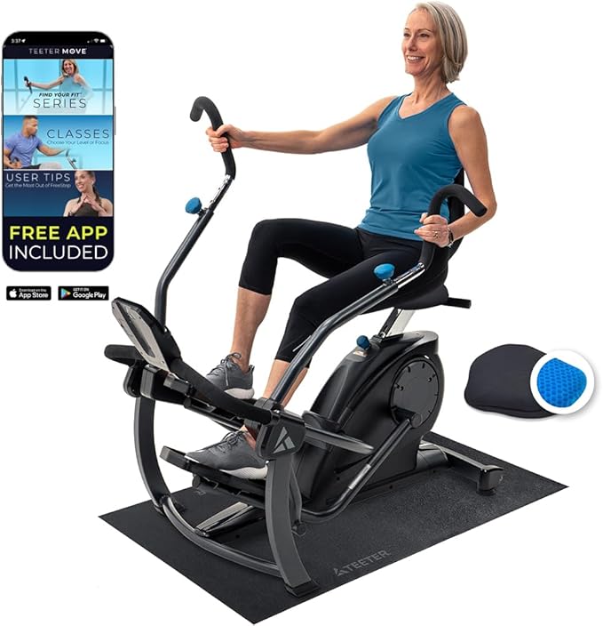 Teeter FreeStep Recumbent Cross Trainer Stepper