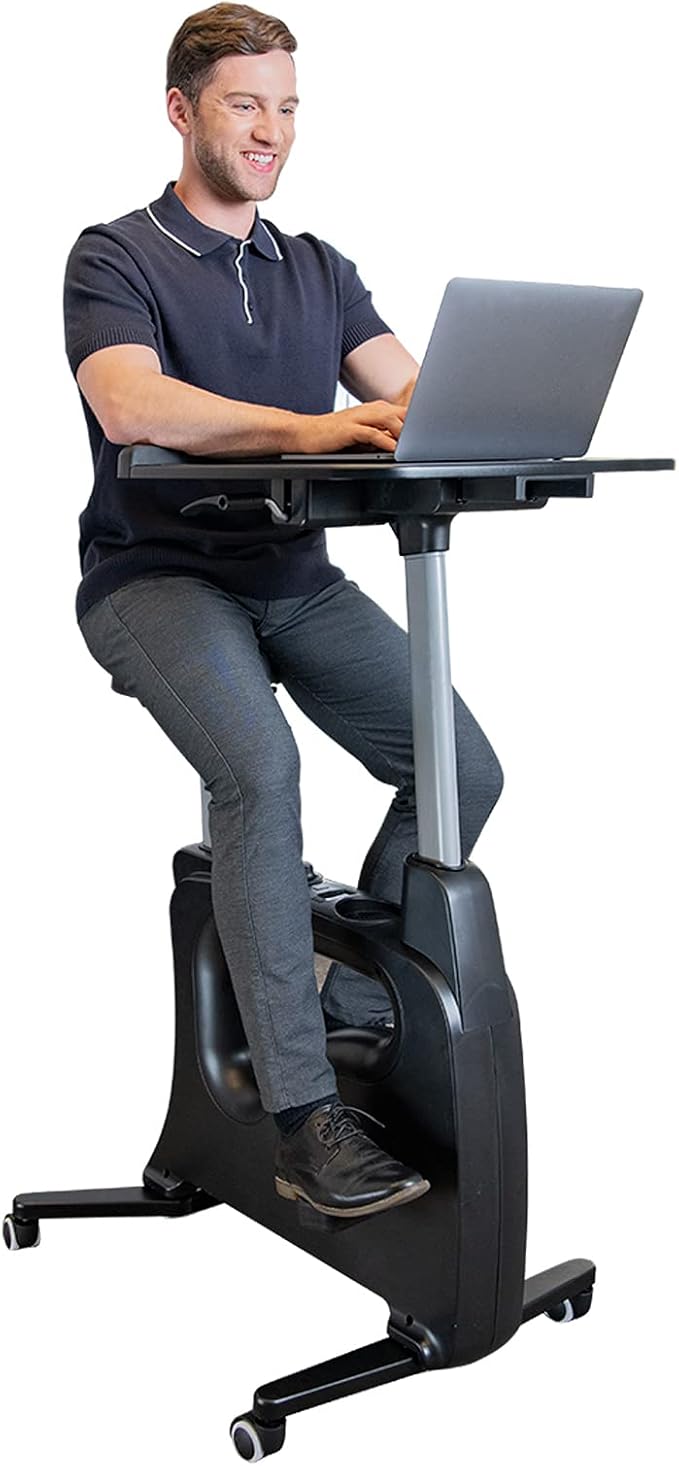 FLEXISPOT Exercise Bike with 2D Desktop