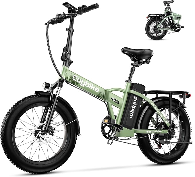 Foldable Electric Bike for Adults, 30+MPH, 48V 20Ah