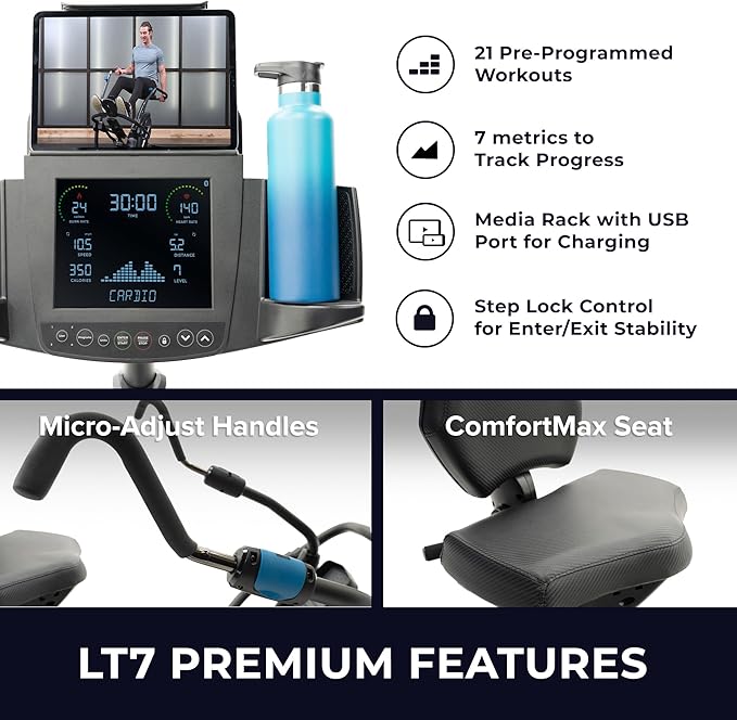 Teeter FreeStep Recumbent Cross Trainer Stepper