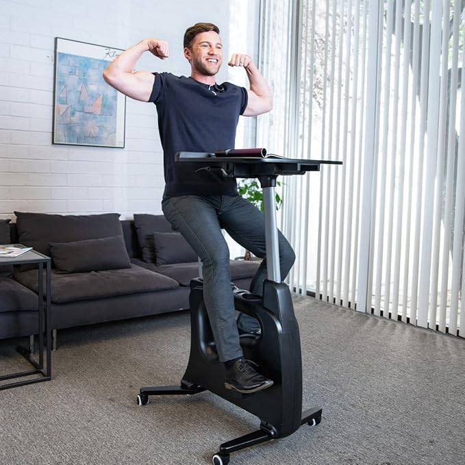 FLEXISPOT Exercise Bike with 2D Desktop