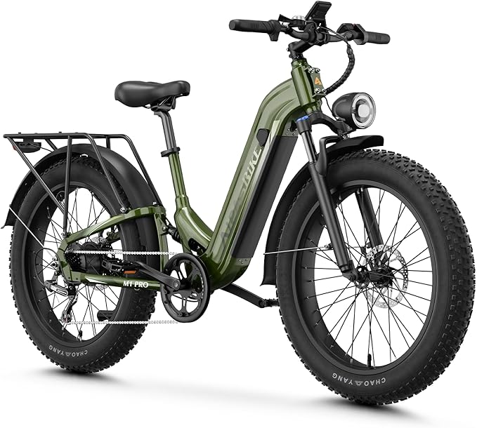 M1 Pro Electric Bike, 1800W Peak Motor Electric Bike for Adults