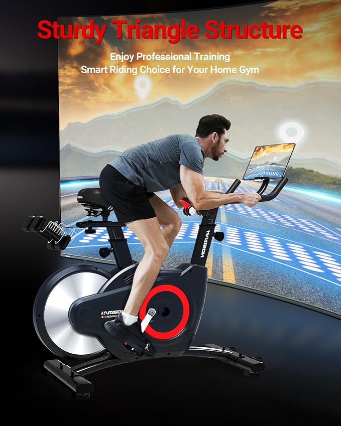 HARISON Semi-Commercial Exercise Bike 400 lbs Capacity