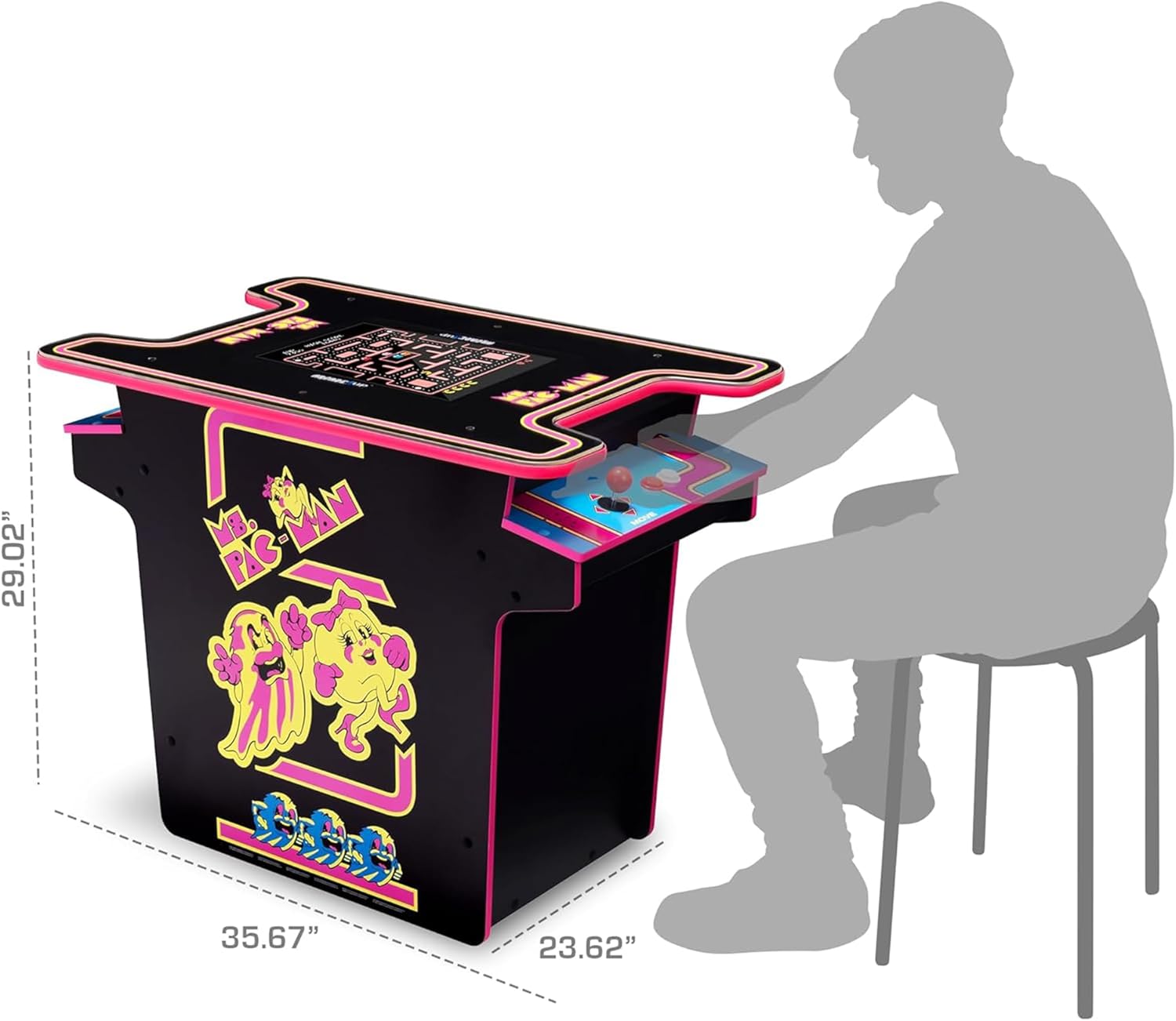 Arcade1Up PAC-MAN Pub Table Arcade Machine