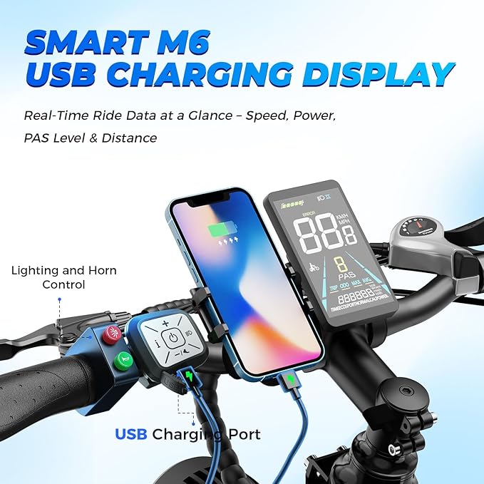LEONX M2 Pro Electric Bike,1800W Motor Electric Bike