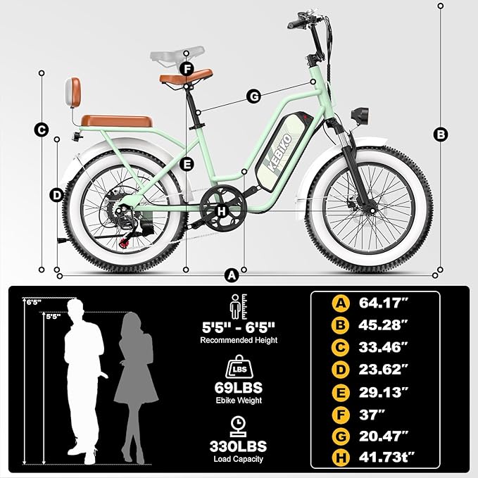 1500W Electric Bike for Adults,48V 20/60Ah Removable Battery
