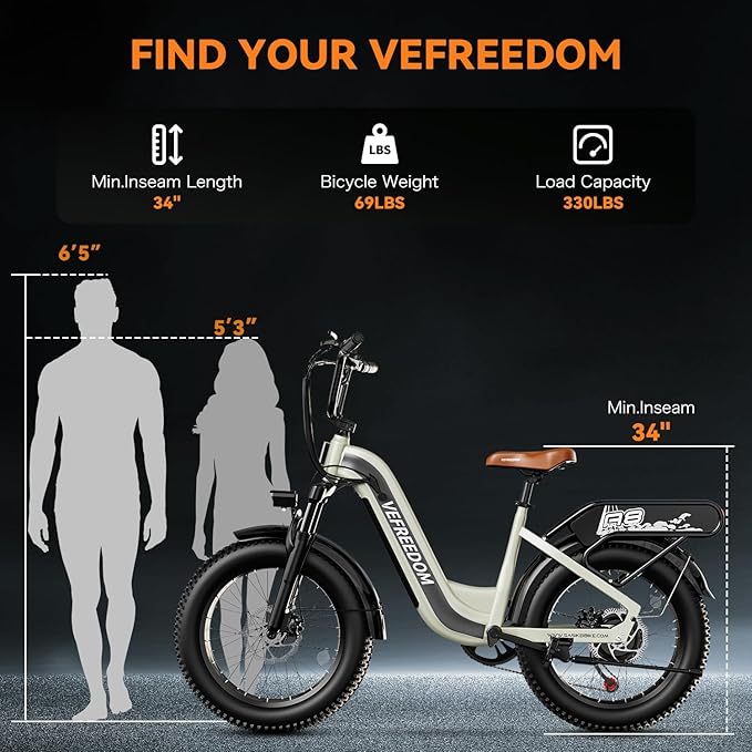 1500W Peak Motor Electric Bike for Adults