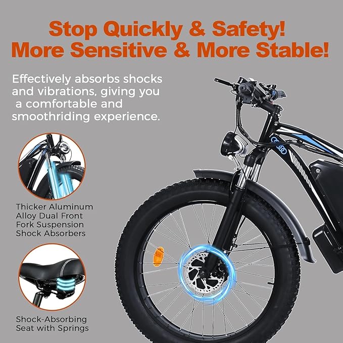 Electric Bike for Adults,39MPH/36MPH-100 Miles/90 Miles