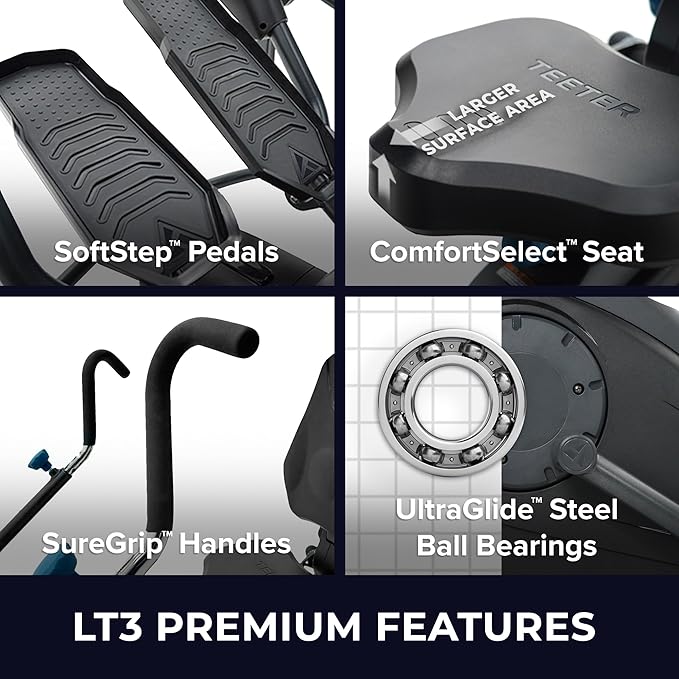 Teeter FreeStep Recumbent Cross Trainer Stepper