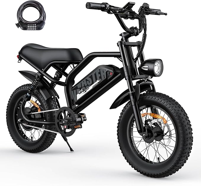 Electric Bike, 16'' Fat Tire eBike for Teens/Adults