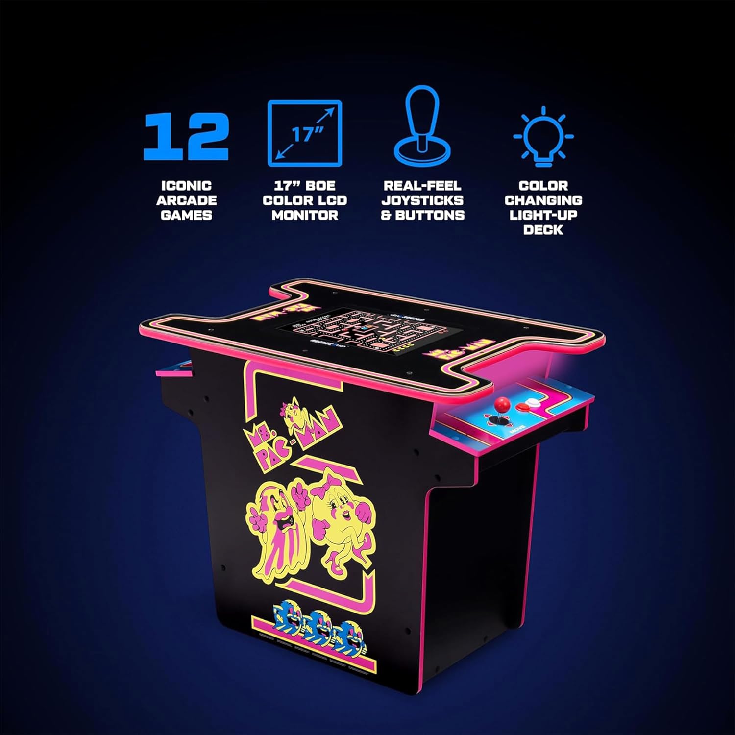 Arcade1Up PAC-MAN Pub Table Arcade Machine