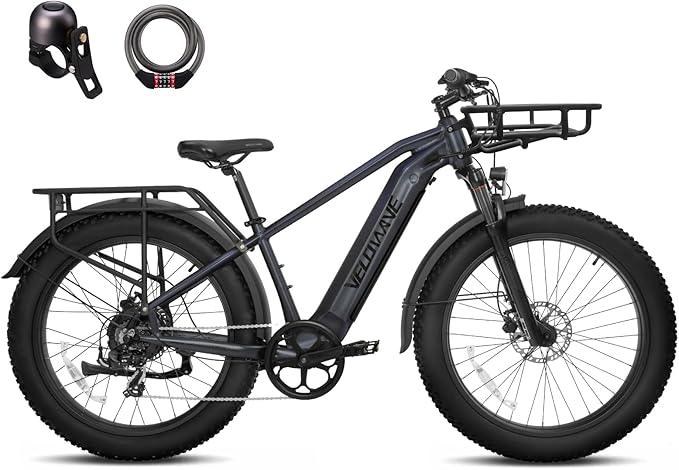 VELOWAVE Electric Bike for Adults Peak 1200W BAFANG Motor