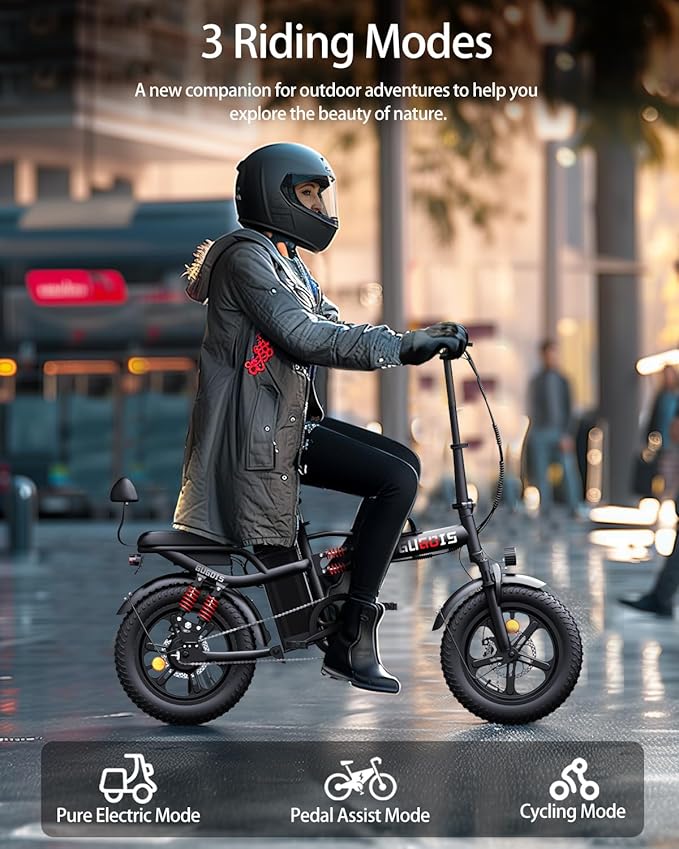 2 Seater Electric Bike for Adults,Mini Bike