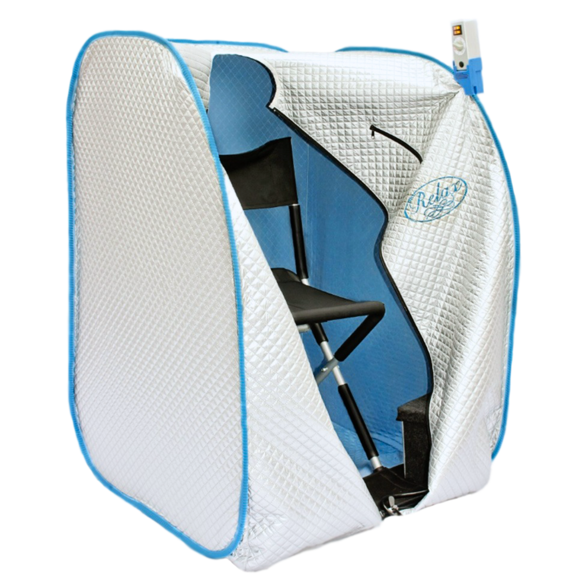 Relax Silver Elite Portable Far Infrared Sauna | Dual FIR System, Durable Tent, Personal & Family Use