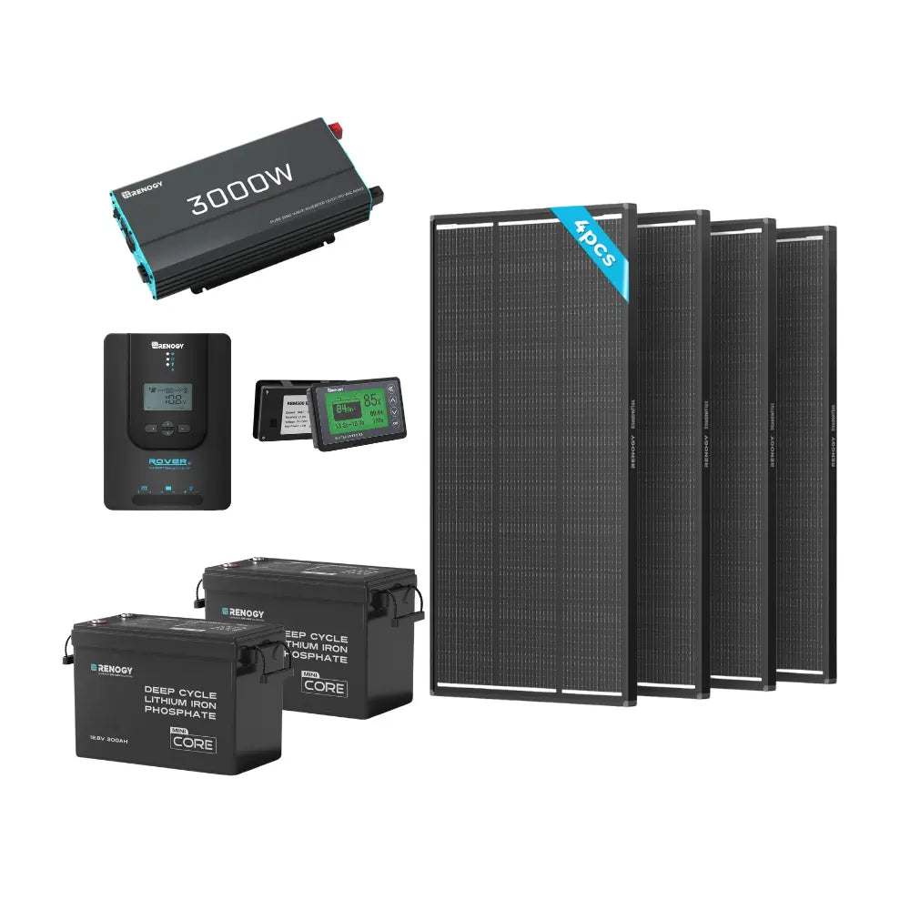 Renogy 7.68kWh Power Kit with Optional ShadowFlux Solar - view 1