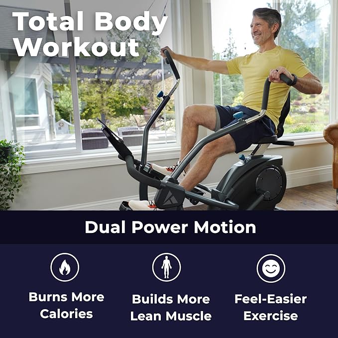 Teeter FreeStep Recumbent Cross Trainer Stepper