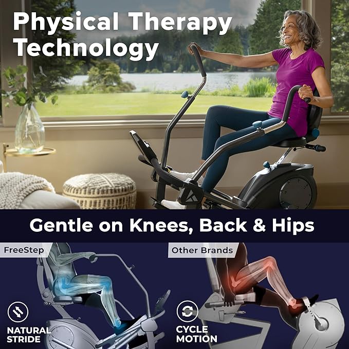 Teeter FreeStep Recumbent Cross Trainer Stepper