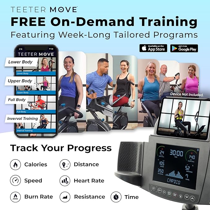 Teeter FreeStep Recumbent Cross Trainer Stepper