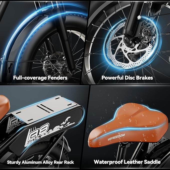 1500W Peak Motor Electric Bike for Adults