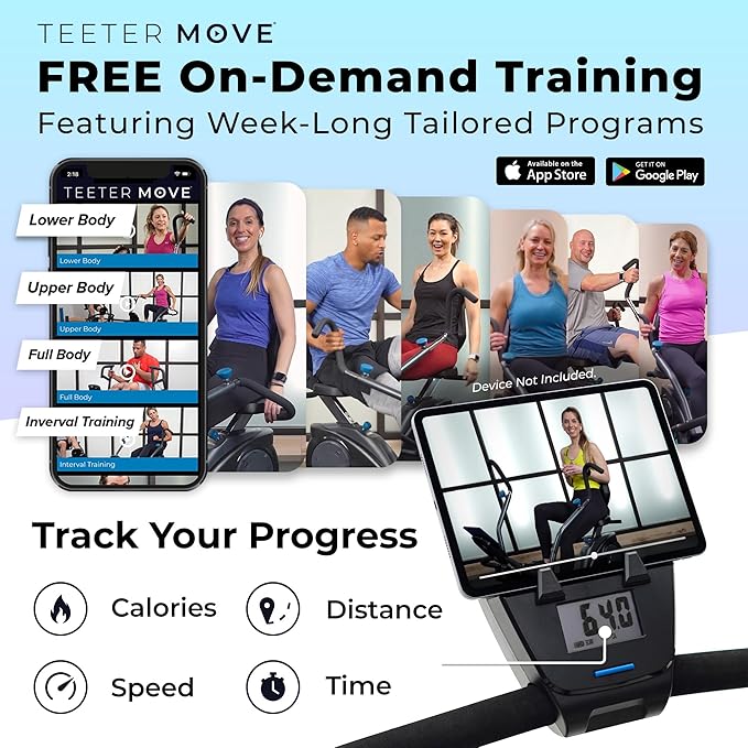 Teeter FreeStep Recumbent Cross Trainer Stepper