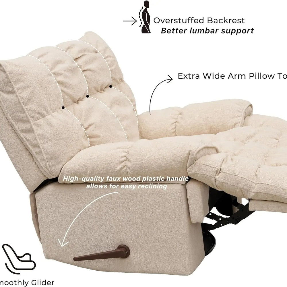 Nolan Oversized Wide Recliner Chair