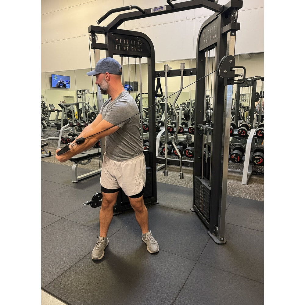 Selectorized All-in-One Functional Trainer Home Gym w/ 2x250lb weight stacks (New)