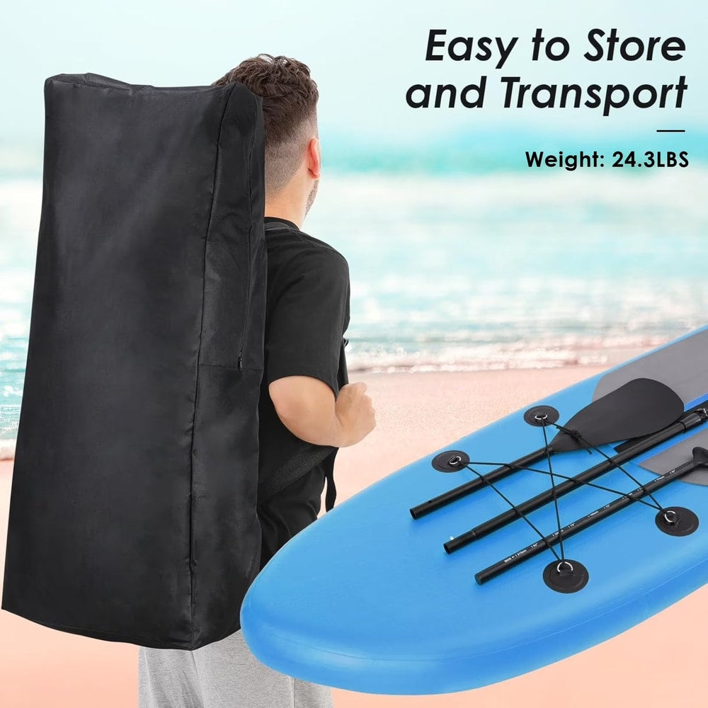 11Ft Inflatable Stand up Paddle Board with Premium SUP Accessories, Aluminum Paddle, Carrying Bag