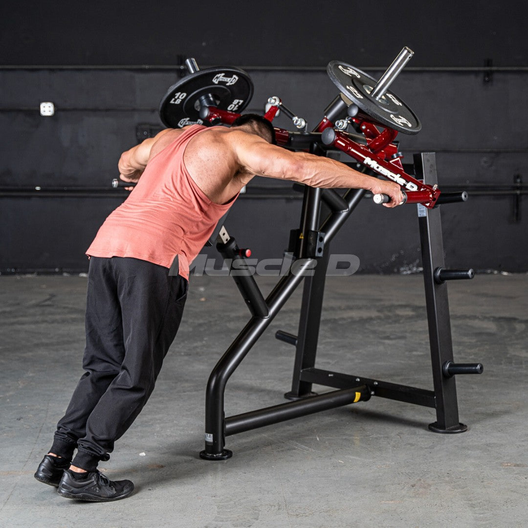 Muscle D Power Leverage V2 Plate-Loaded Rear Delt Machine | Commercial Gym Equipment