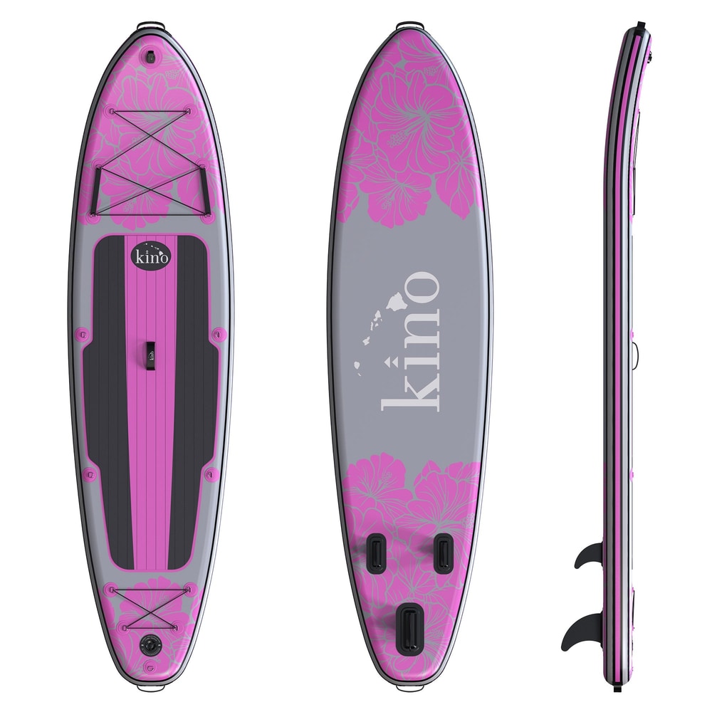 Kino Hibiscus 11' 6" Inflatable Paddle Board Package with Cordless Electric Pump