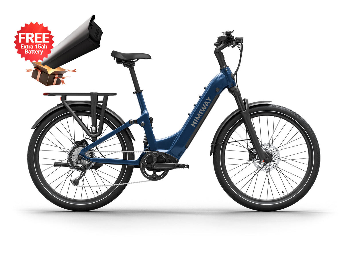 Himiway A7 Full-Suspension Commuter E-Bike - view 4