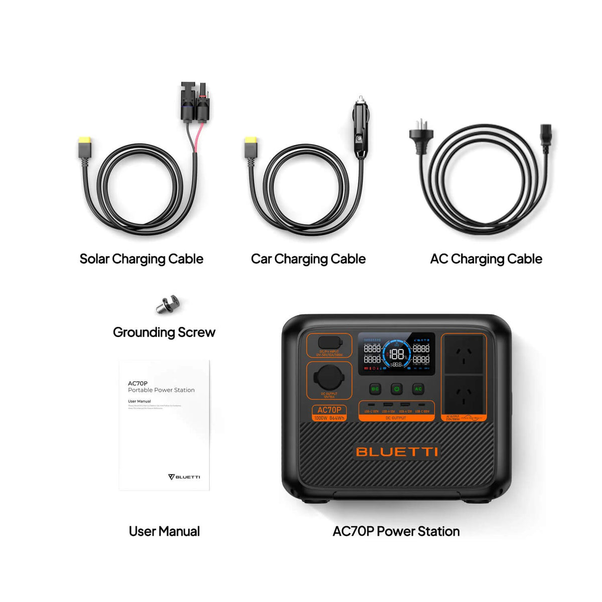 BLUETTI Premium 80 (AC70P) Portable Power Station - view 3
