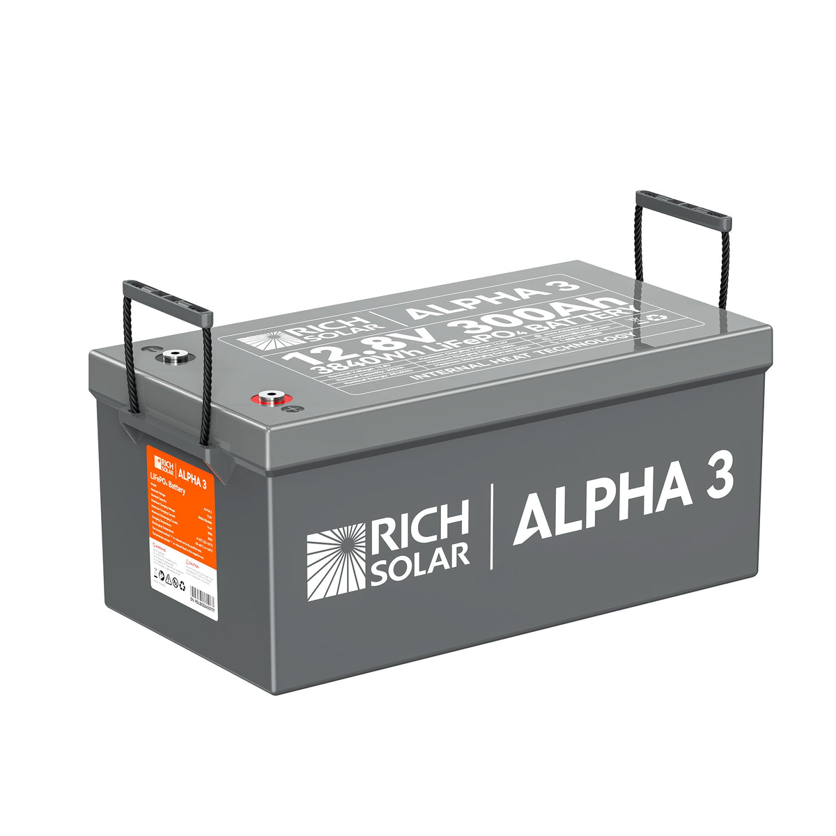 RICH SOLAR ALPHA 3 12V 300Ah LiFePO4 Battery - view 3