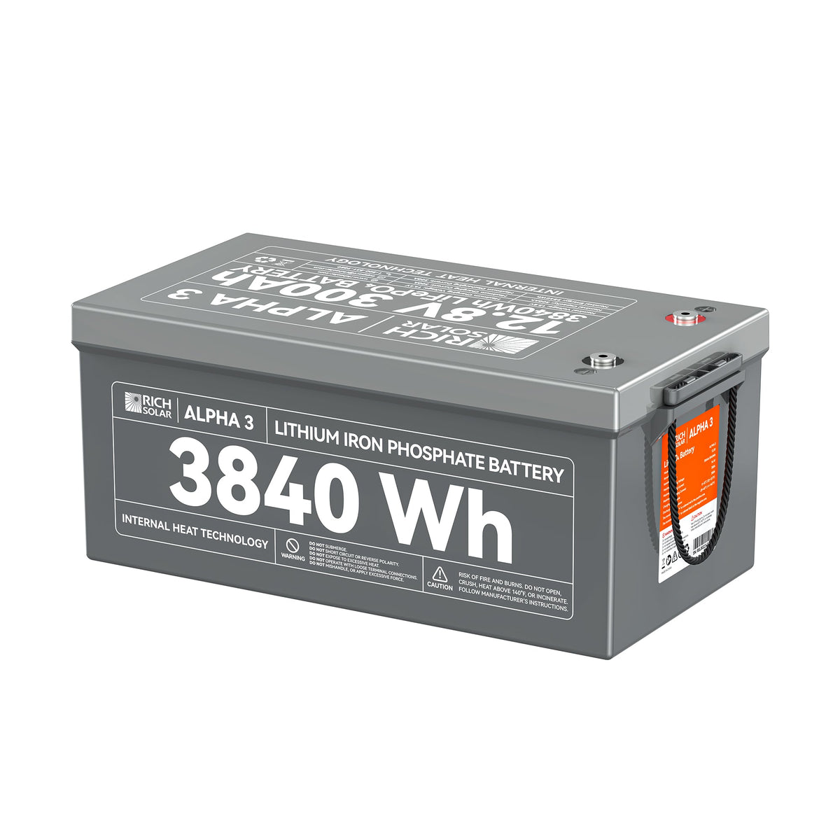 RICH SOLAR ALPHA 3 12V 300Ah LiFePO4 Battery - view 4