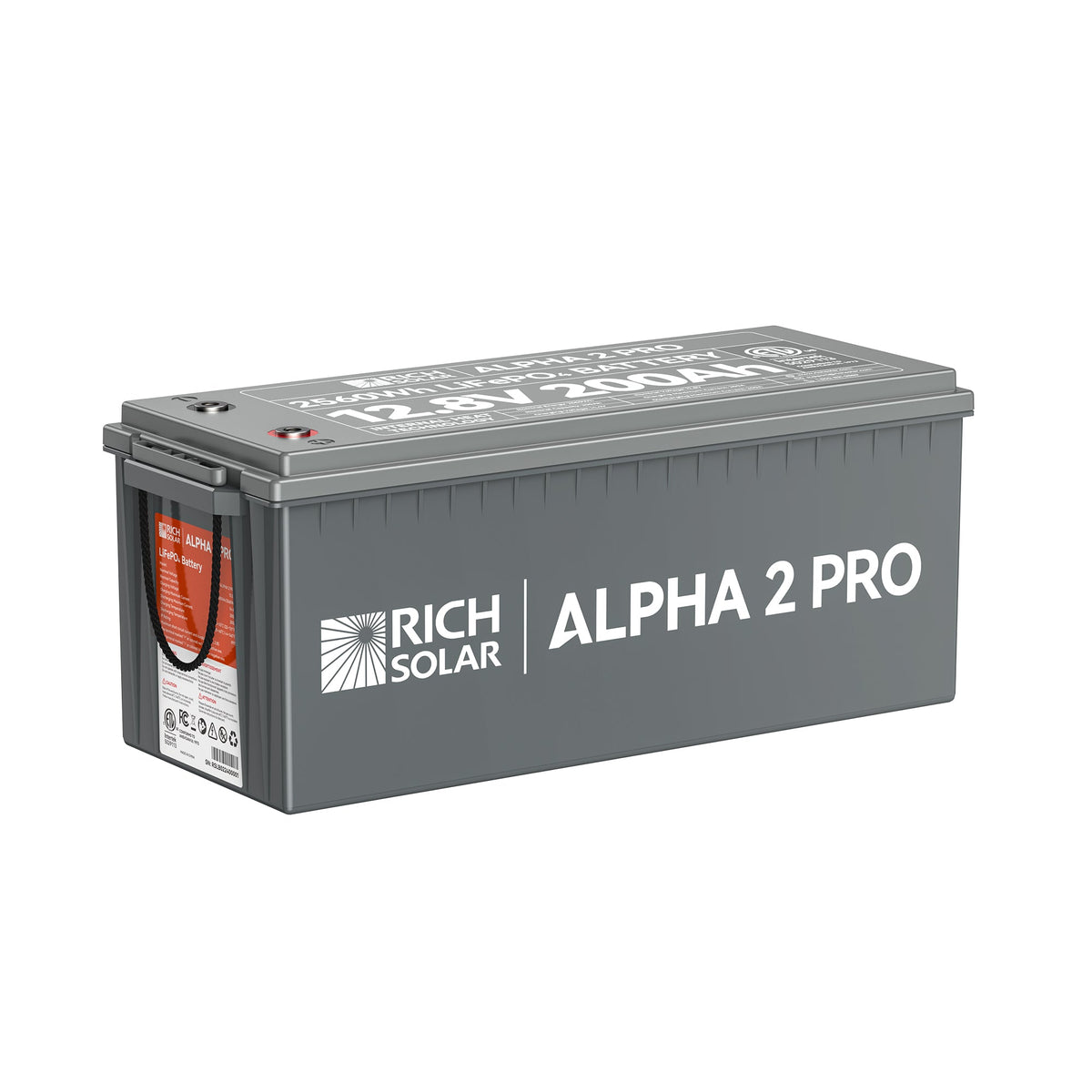 RICH SOLAR ALPHA 2 PRO 12V 200Ah LiFePO4 Battery - view 6