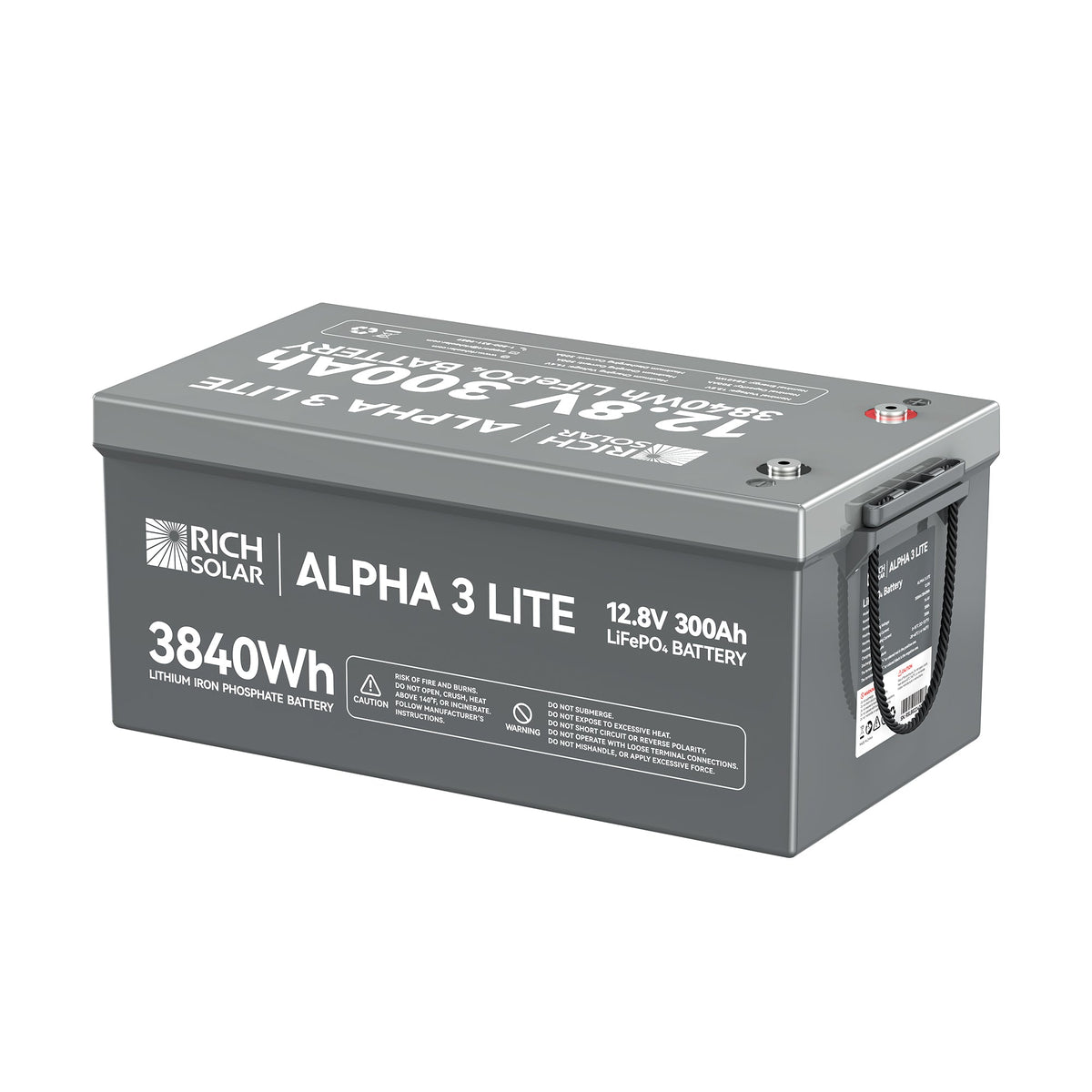 RICH SOLAR ALPHA 3 LITE 12V 300Ah LiFePO4 Battery - view 4
