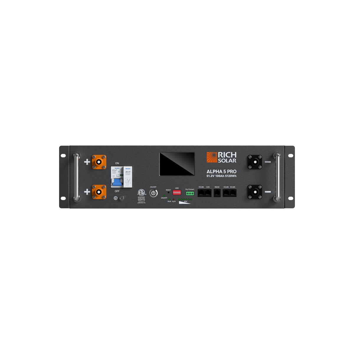 RICH SOLAR ALPHA 5 PRO 51.2V 100Ah Server Rack Battery - view 2