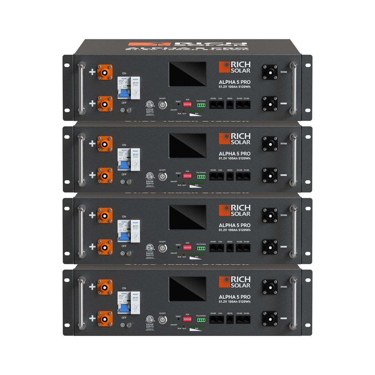 RICH SOLAR ALPHA 5 PRO 51.2V 100Ah Server Rack Battery - view 12